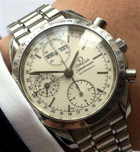 omega speedmaster triple date review|Omega Speedmaster automatic triple date.